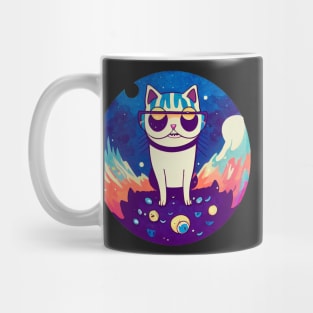 Cat sticker styles Galaxy Mug